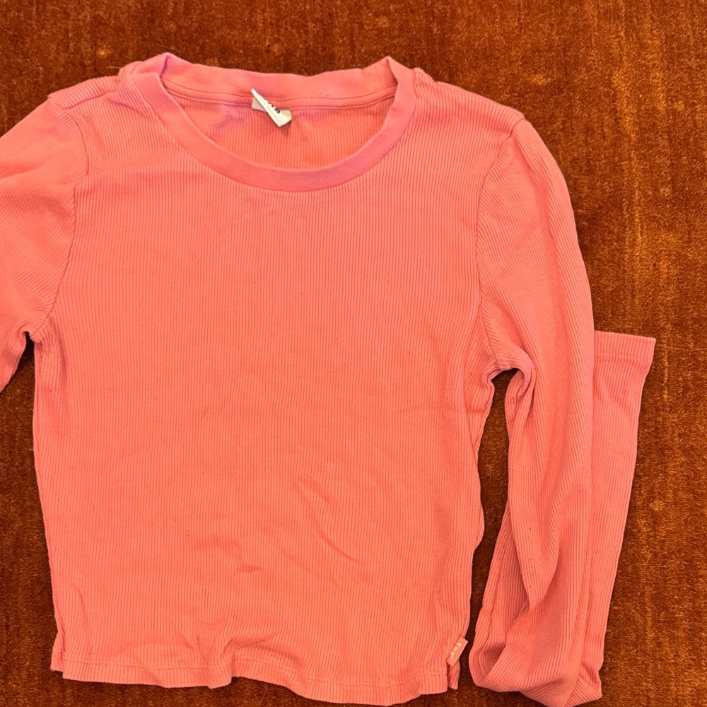 TNA Pink Ribbed Top - Picture 4 of 4